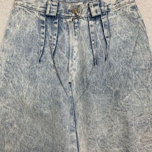 Vintage Rare 1980s Stonewashed Jean Skirt